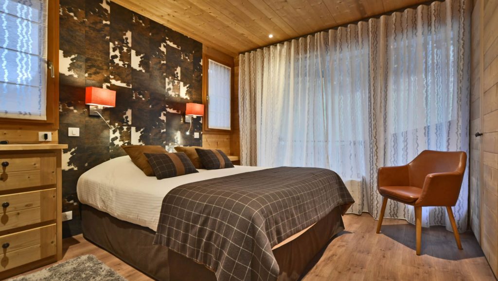 Bedroom Morzinette of the hotel La Clef des Champs